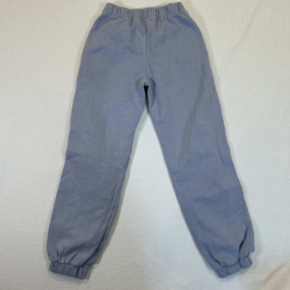 Women Gray Sweatpants New York N.Y. Logo Pockets Jogger XS/S READ - Picture 7 of 15